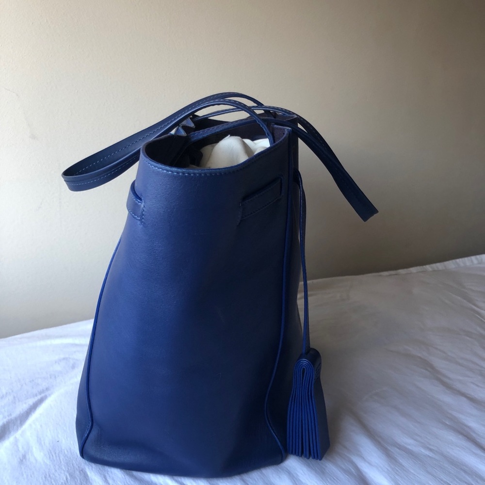 Authentic Celine Small Cabas Calfskin Tassel Tote - Picture 5 of 8